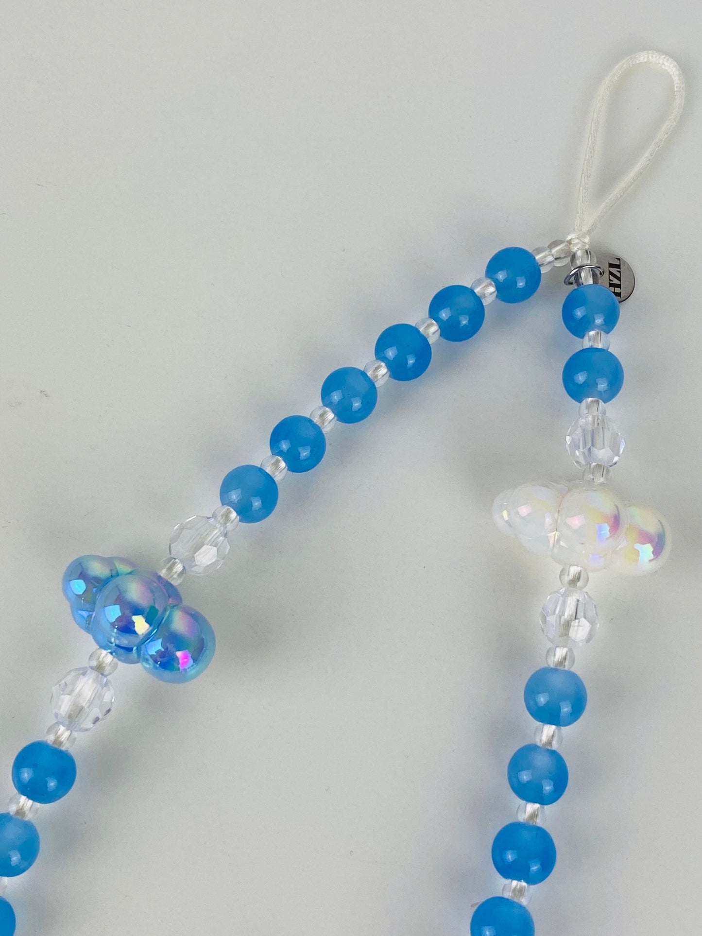 Blue Haze Wristlet Phone Strap Charm