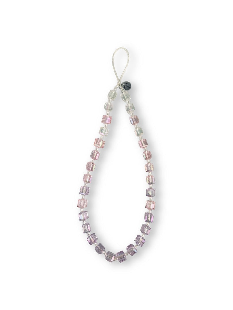 Mauve Mist Wristlet Phone Strap Charm