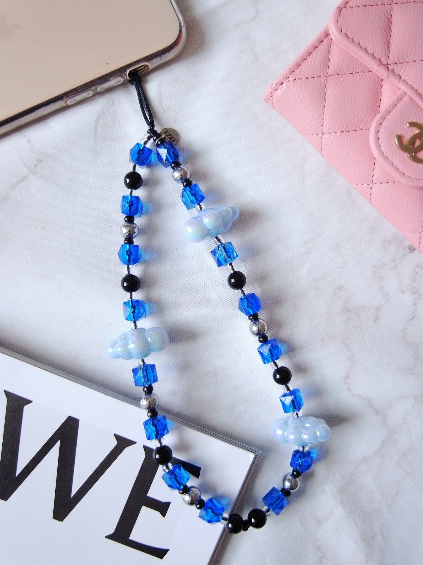 Midnight Sky Wristlet Phone Strap Charm