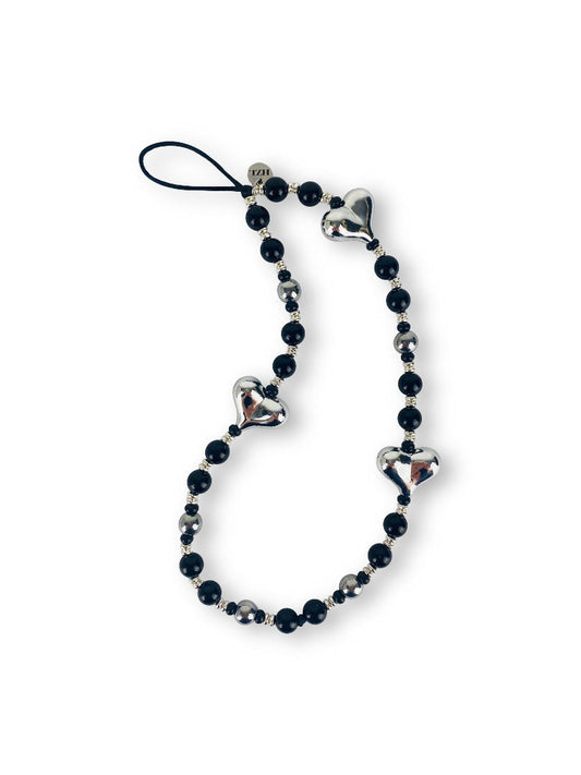 Noir Beat Wristlet Phone Strap Charm