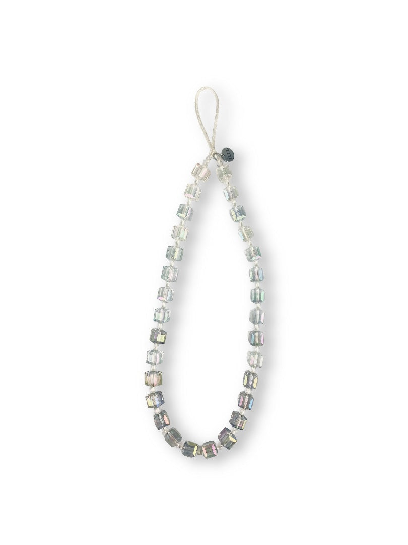 Prismatic Gleam Wristlet Phone Strap Charm