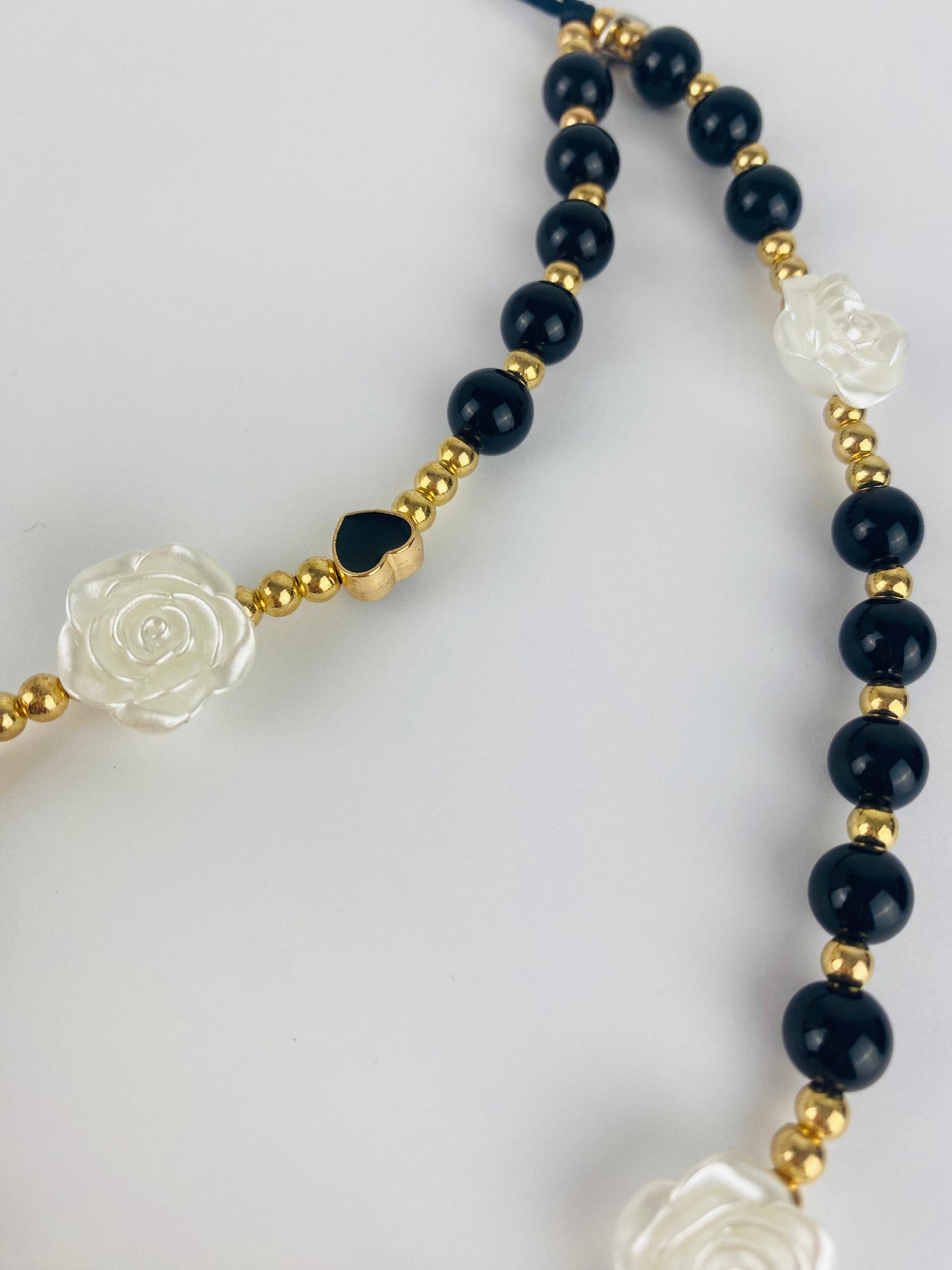 Rose Blossom Wristlet Phone Strap Charm