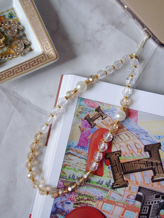 Champagne Daze Wristlet Phone Strap Charm