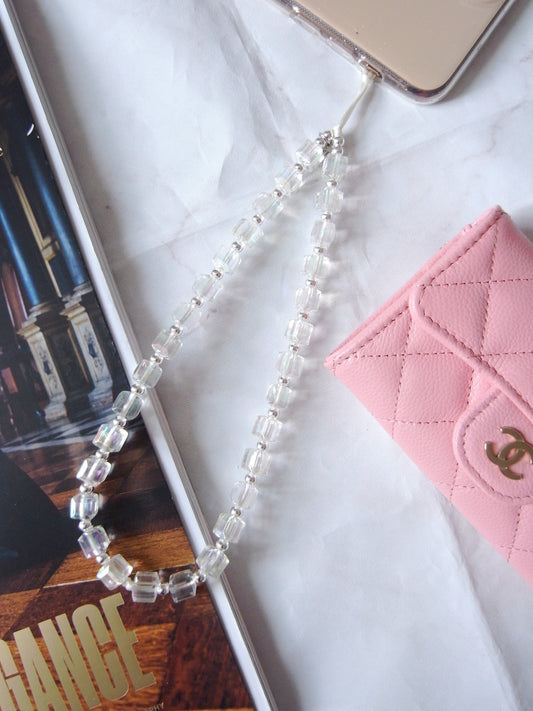 Crystal Aura Wristlet Phone Strap Charm