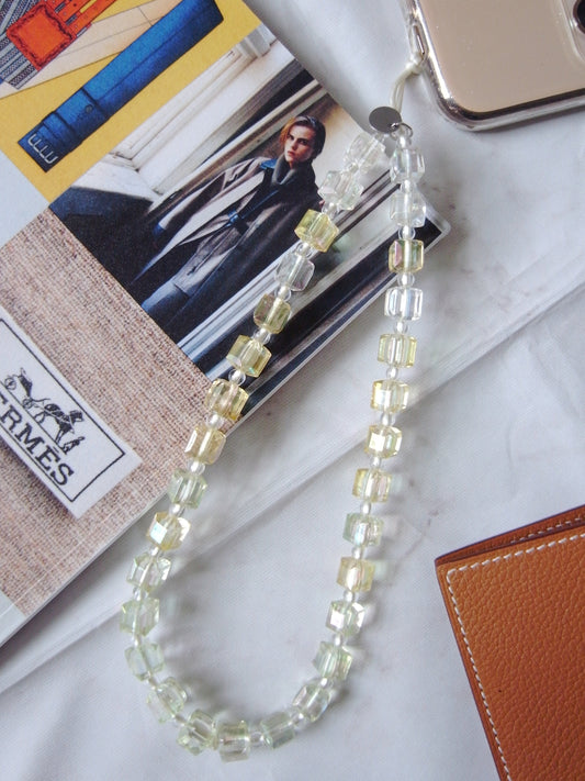 Lemon Drop Wristlet Phone Strap Charm