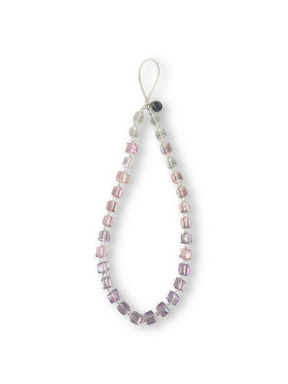 Mauve Mist Wristlet Phone Strap Charm