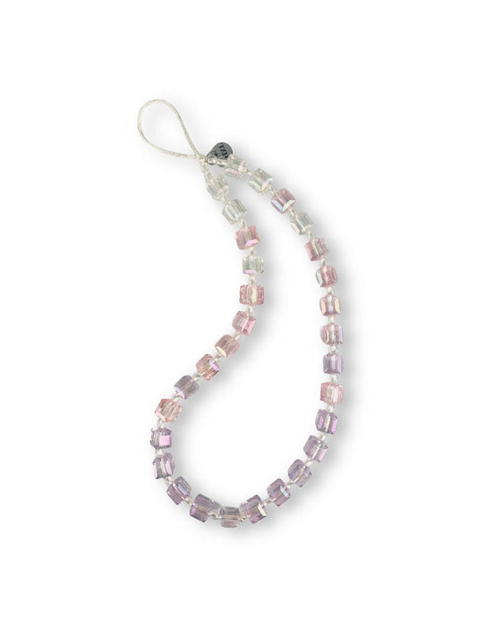 Mauve Mist Wristlet Phone Strap Charm