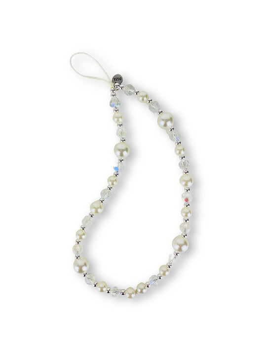 Pearlescent Glow Wristlet Phone Strap Charm