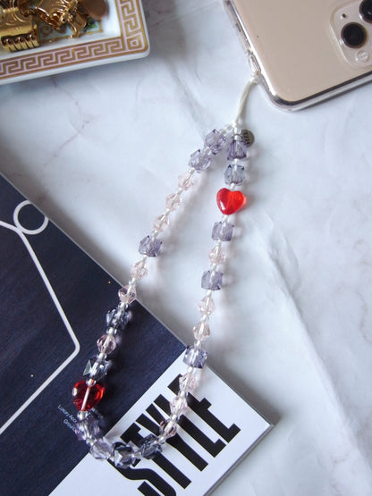 Sweet Cherry Wristlet Phone Strap Charm